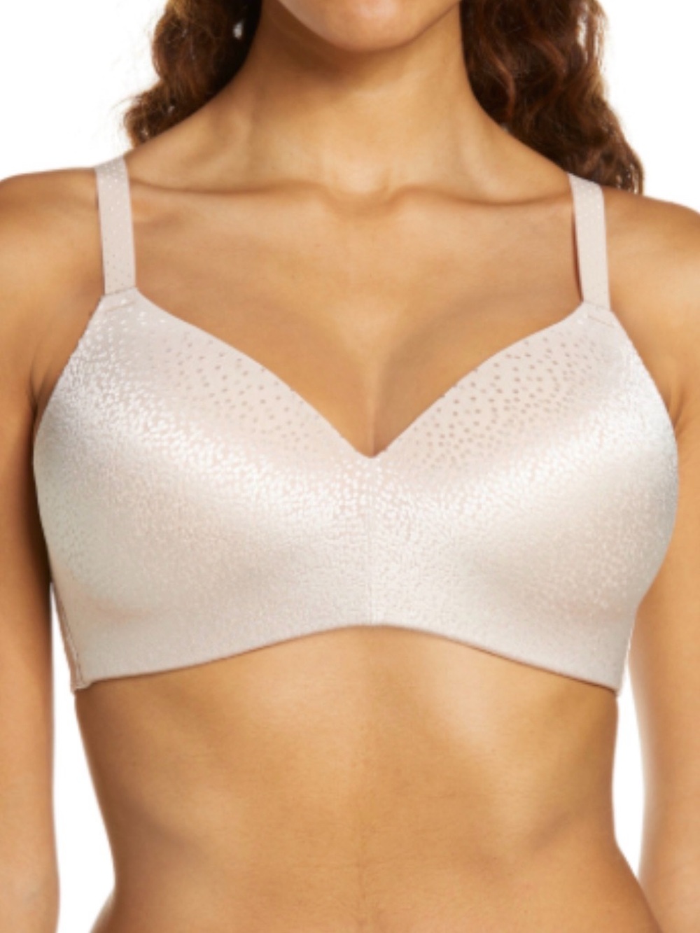 Wacoal Back & Side Smoothing Wirefree T-Shirt Bra PINK rose dust